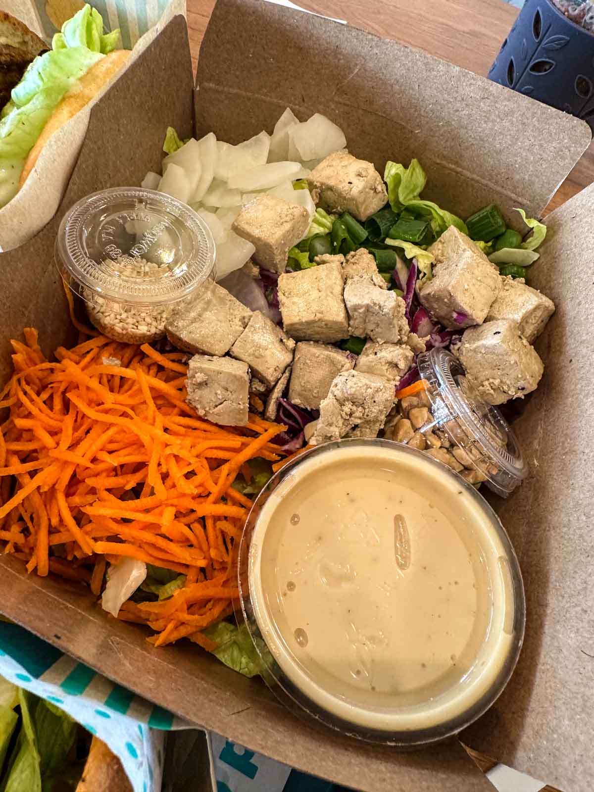 The Rachel salad at Amy's Drive Thru.