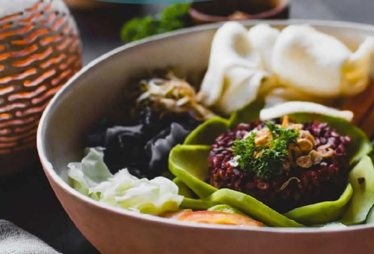 A vegan offering from vegan cruise Holistic Holiday at Sea Cruise.