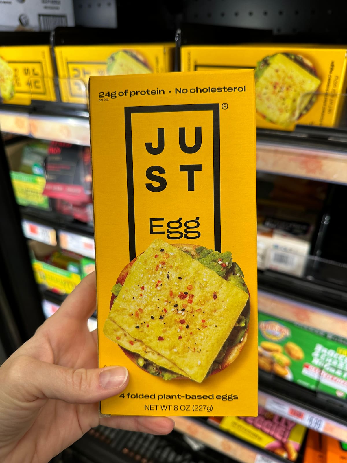 A box of JUST Egg folded variety.