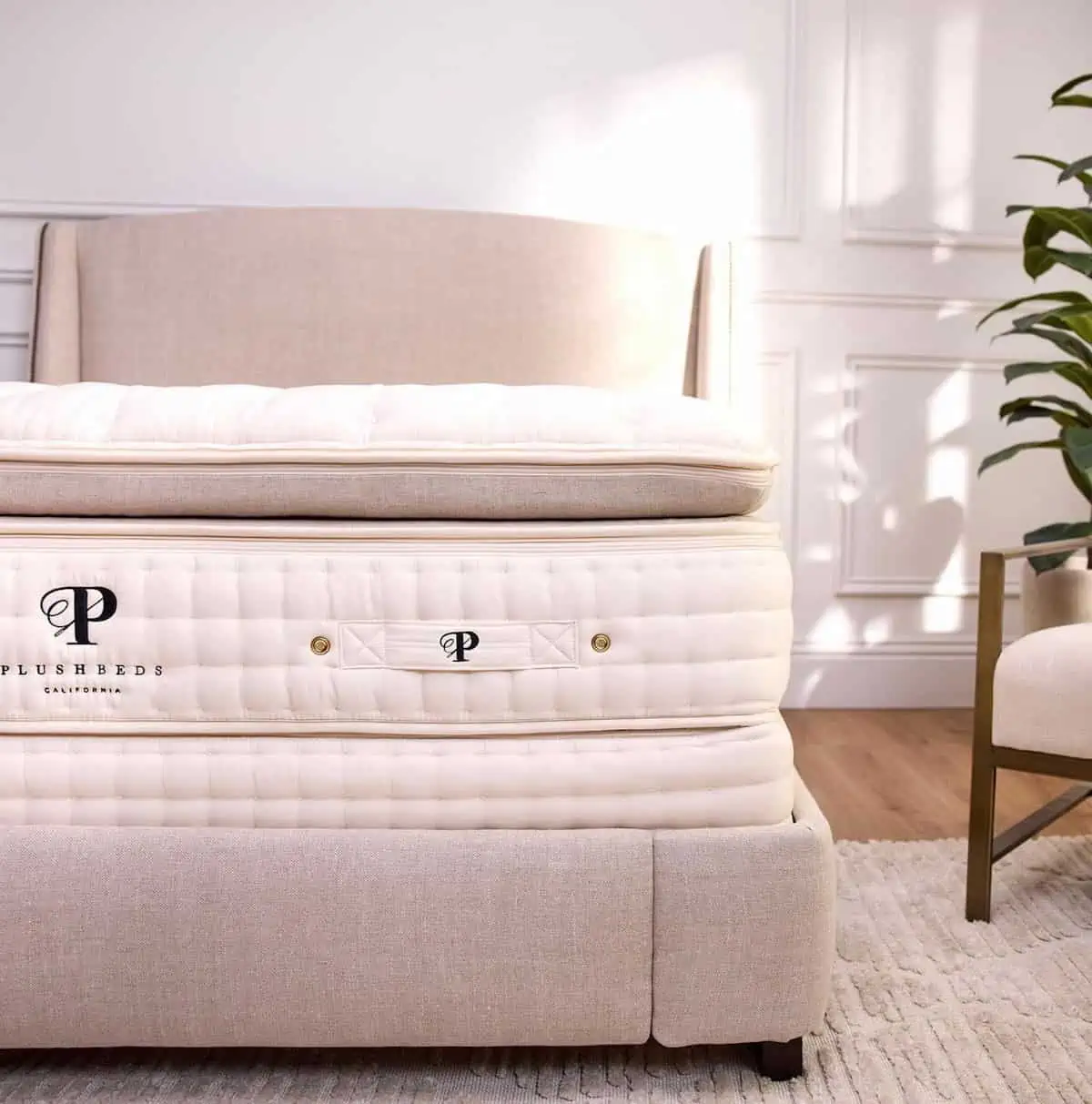 A PlushBeds-brand-vegan-mattress.