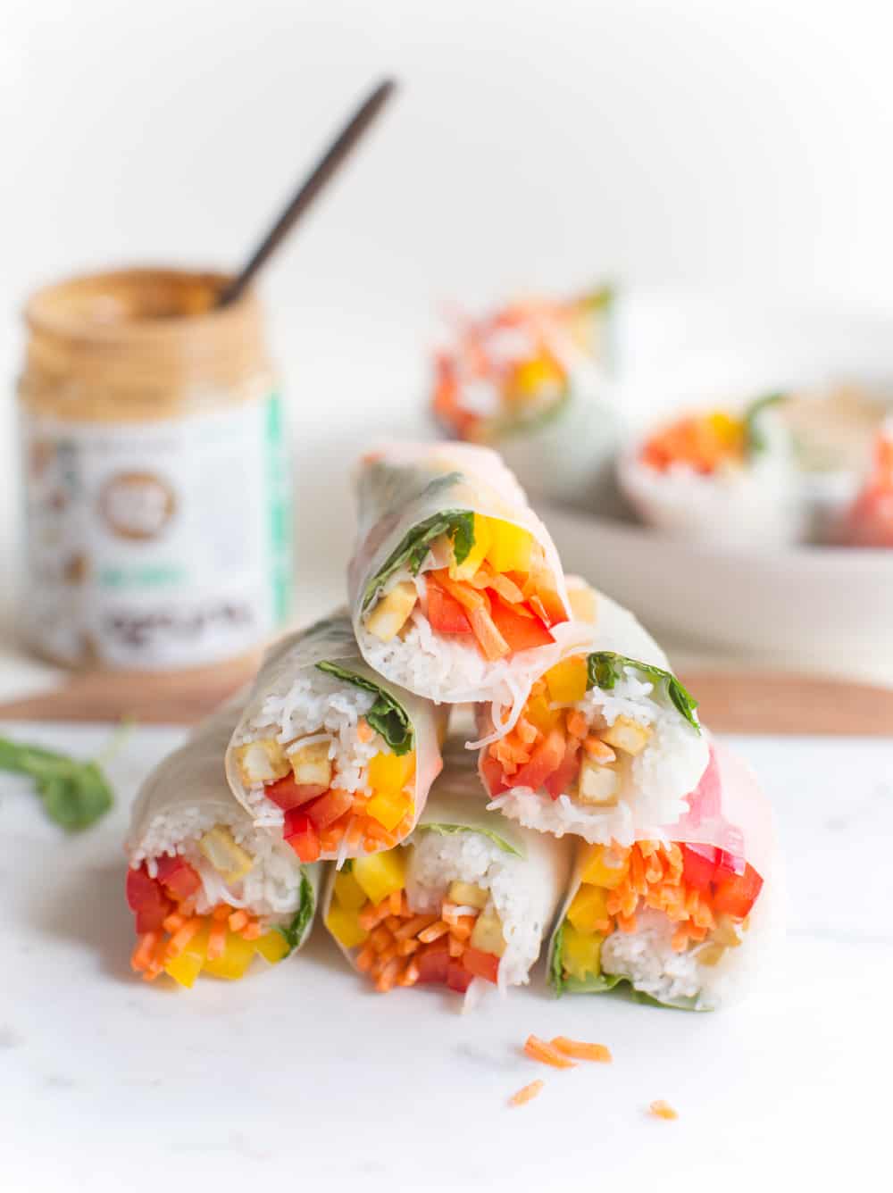 rainbow spring rolls