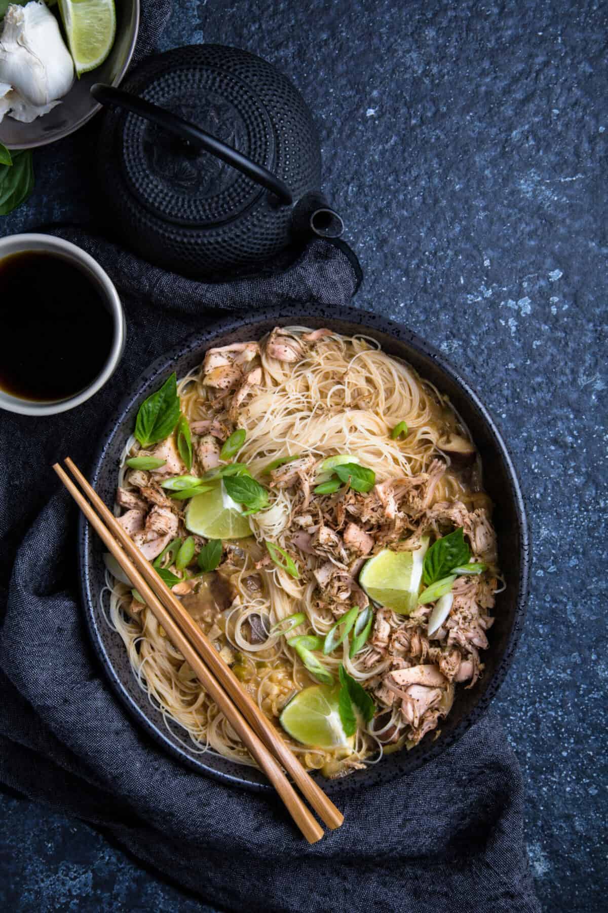Thai-inspired vegan crab coconut soup with jackfruit and red curry broth.