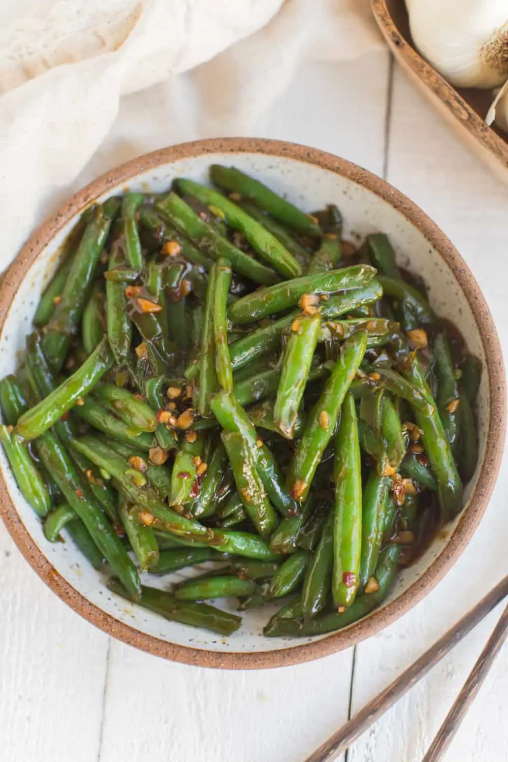 Sizzling Green Beans with Garlic Recipe