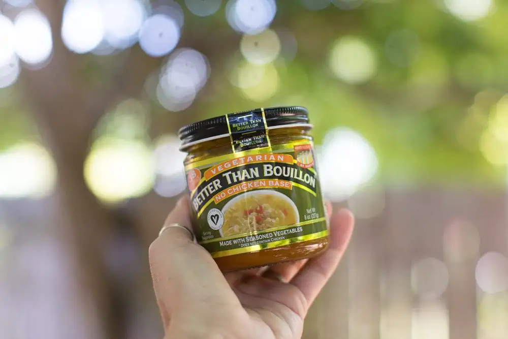Better Than Bouillon's Vegan No Chicken Base, one of the most valuable vegan pantry essentials.