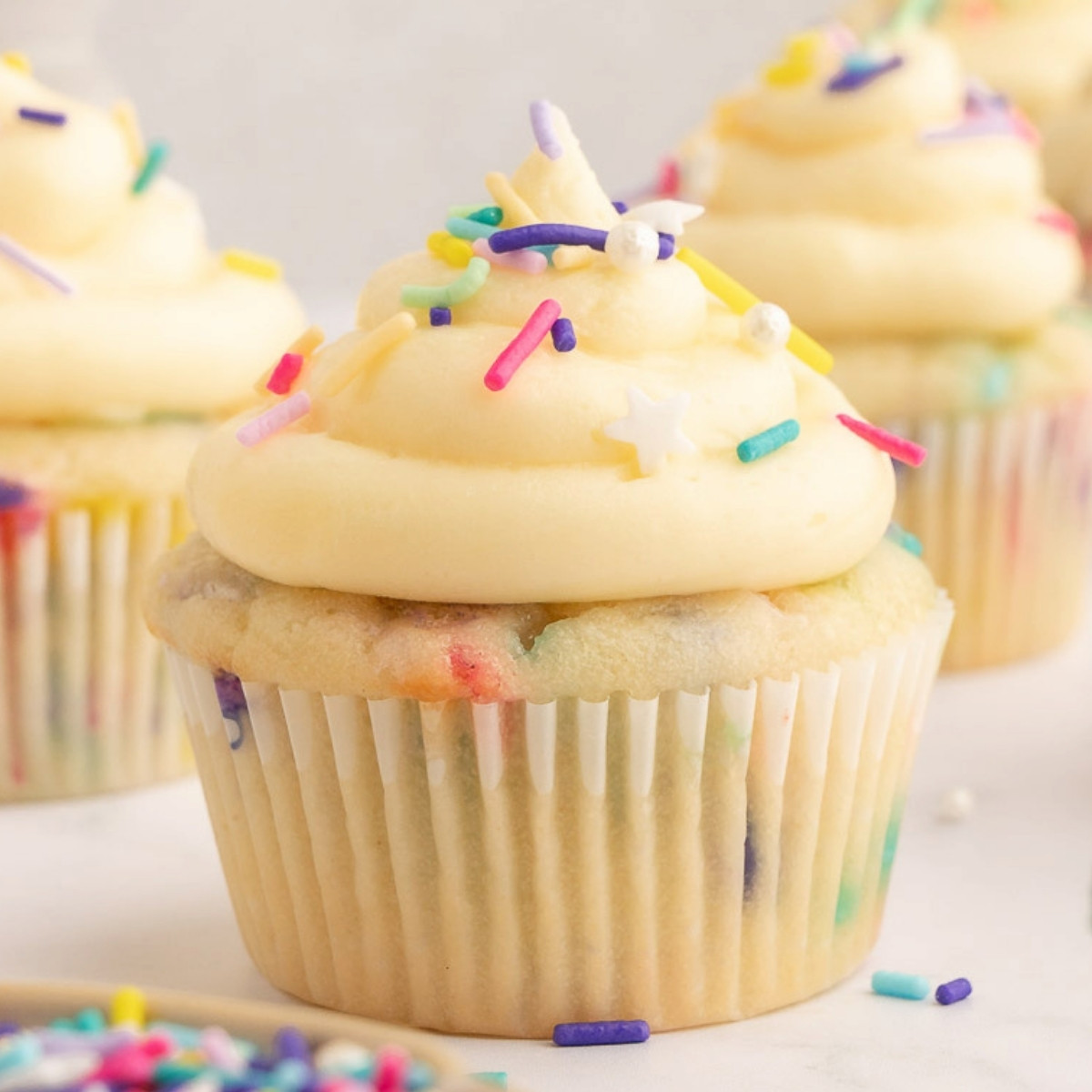 Vegan Funfetti Cupcakes