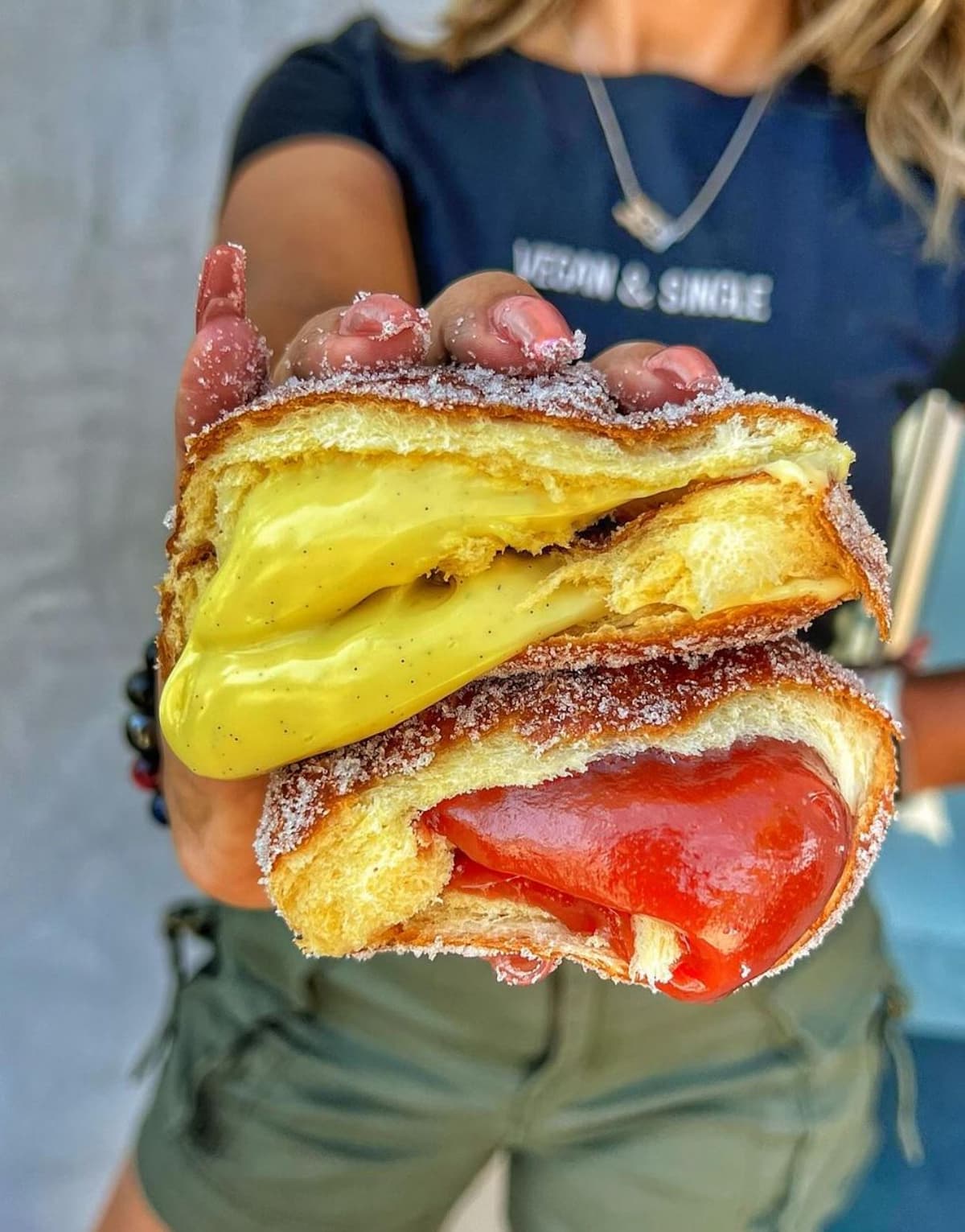 Vegan donuts at the Vegan Street Fair, with multiple locations and dates throughout the US.