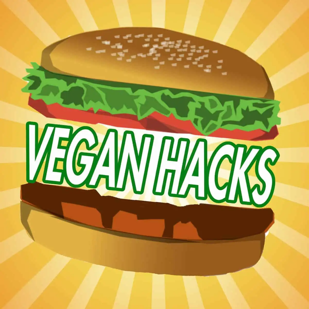 Vegan Hacks cover art.