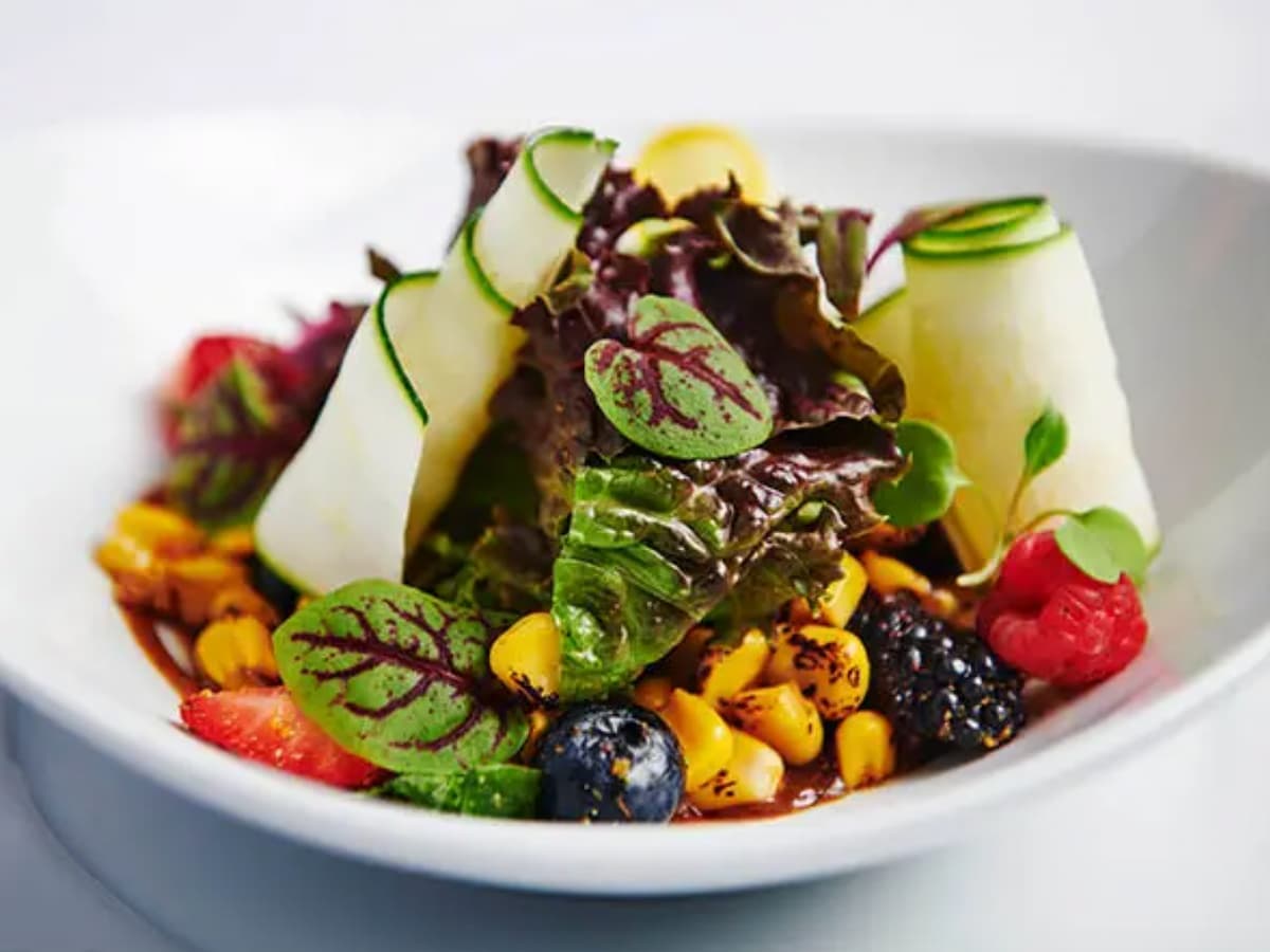 Plant-based meal available on Windstar Cruises.