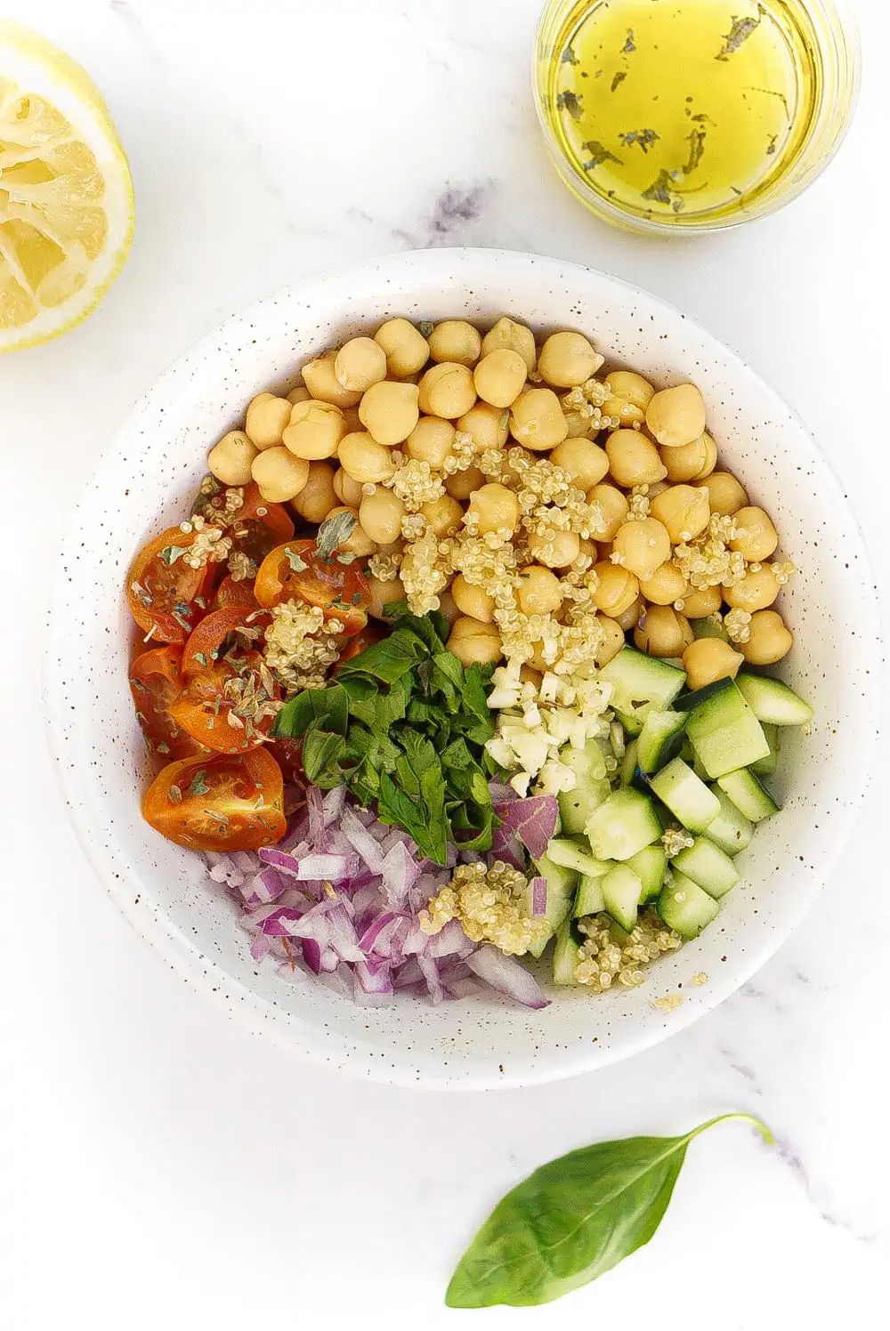 Vegan Chickpea Quinoa Salad