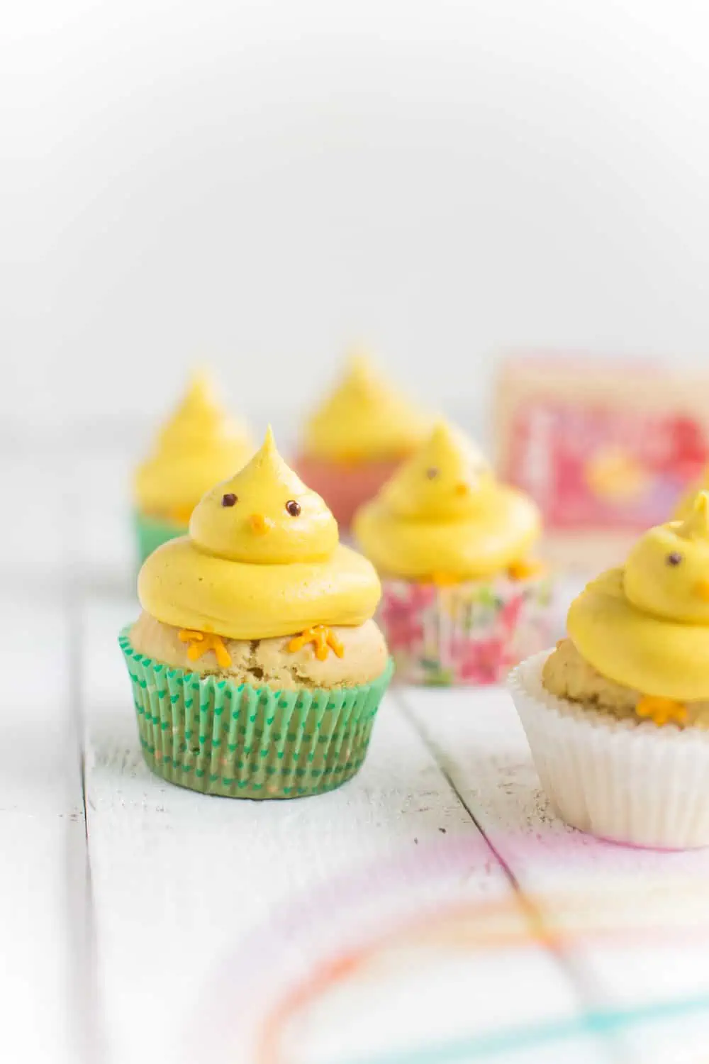 Vegan Buttercream Easter Cupcakes
