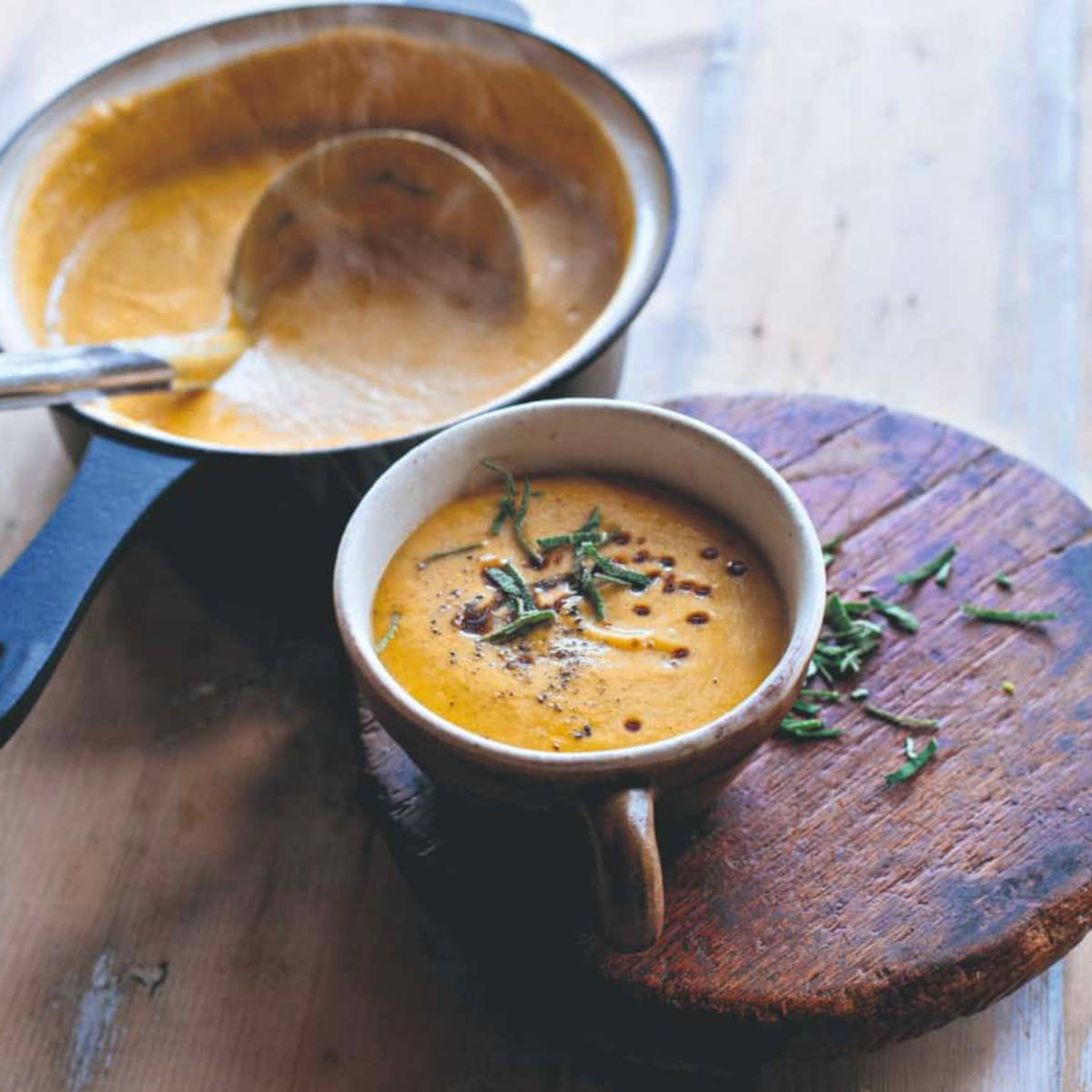 Butternut Squash Cauliflower Soup