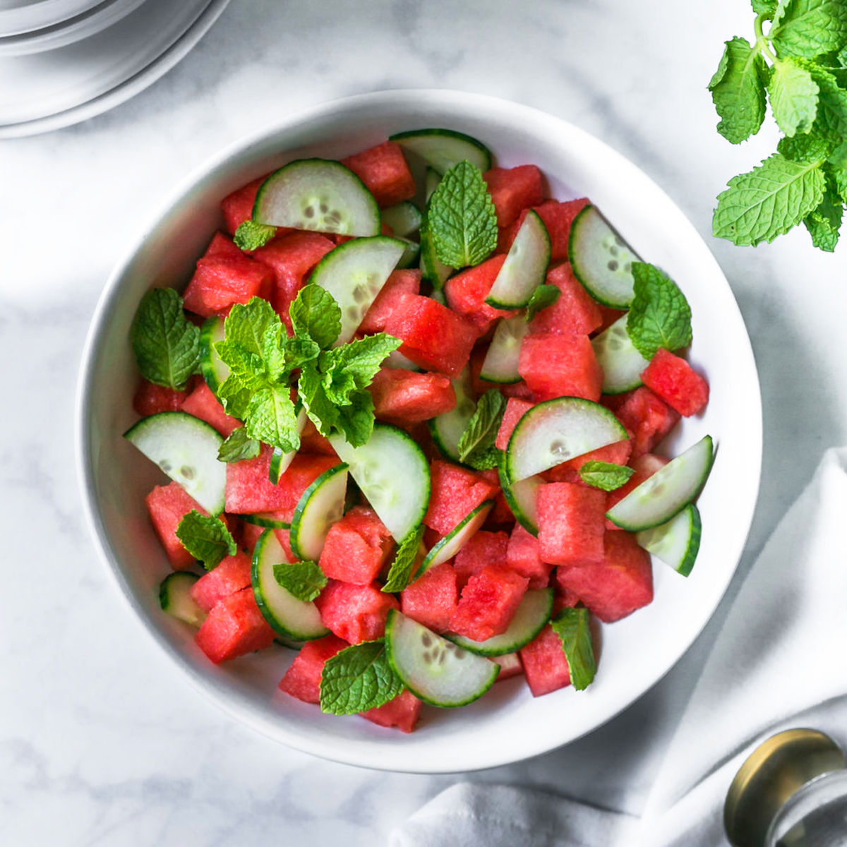 Fresh Watermelon Salad Recipe Without Feta