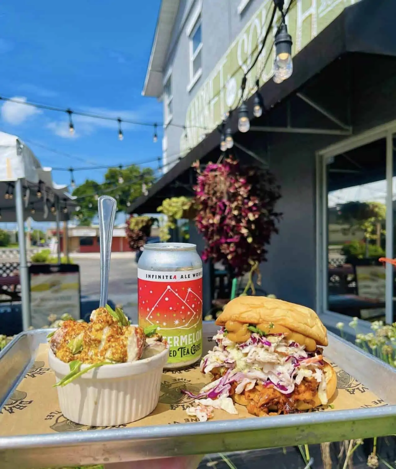 Dharma Southern Kitchen vegan soul food in Orlando, Florida.