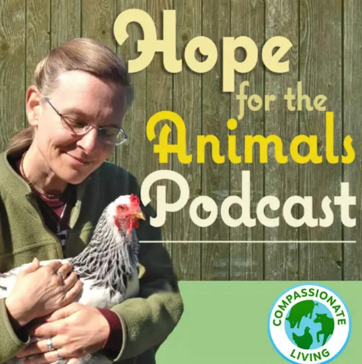 Covert art for the Hope For The Animals Podcast.