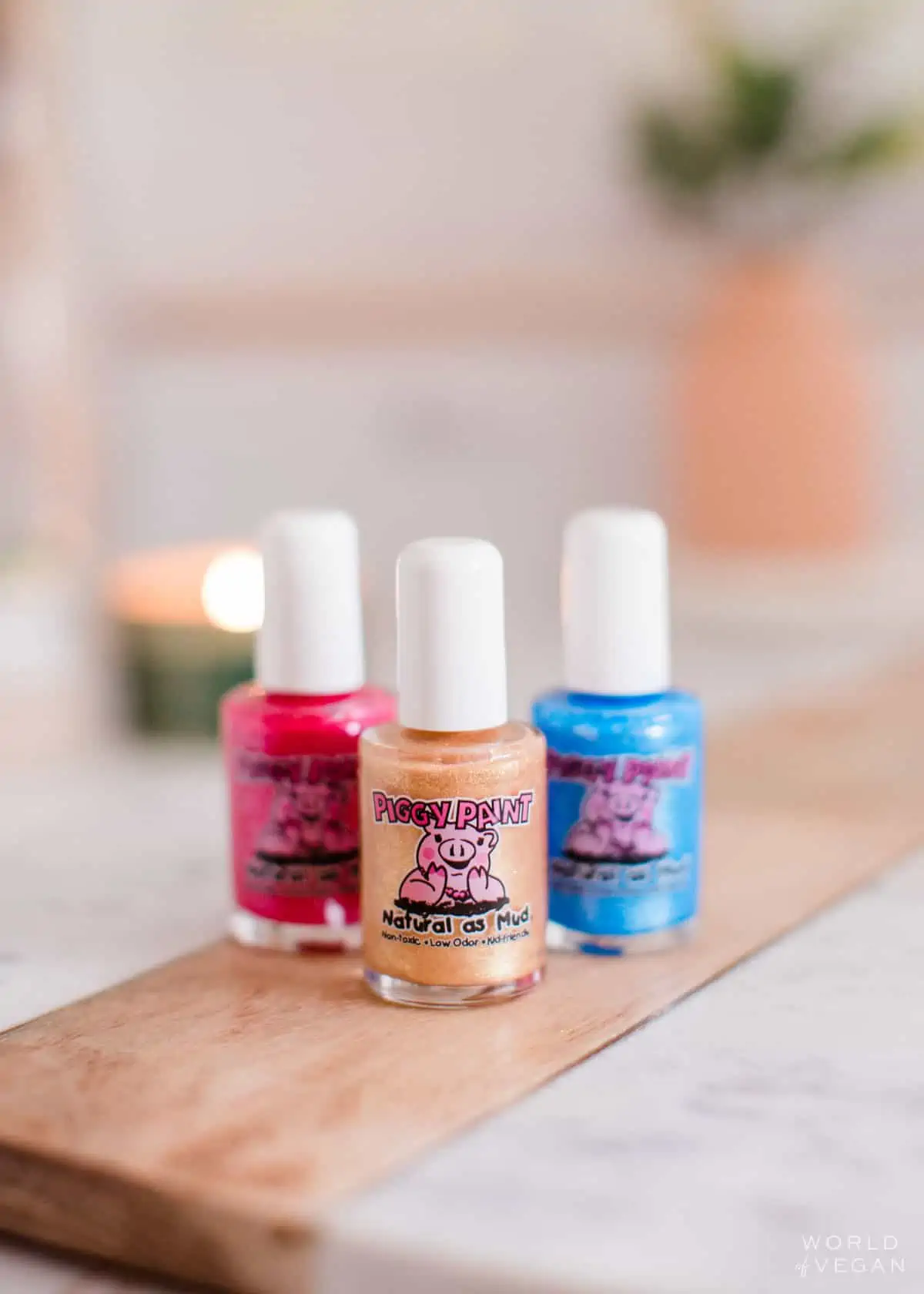 Piggy Paint vegan non-toxic kids nail polish.