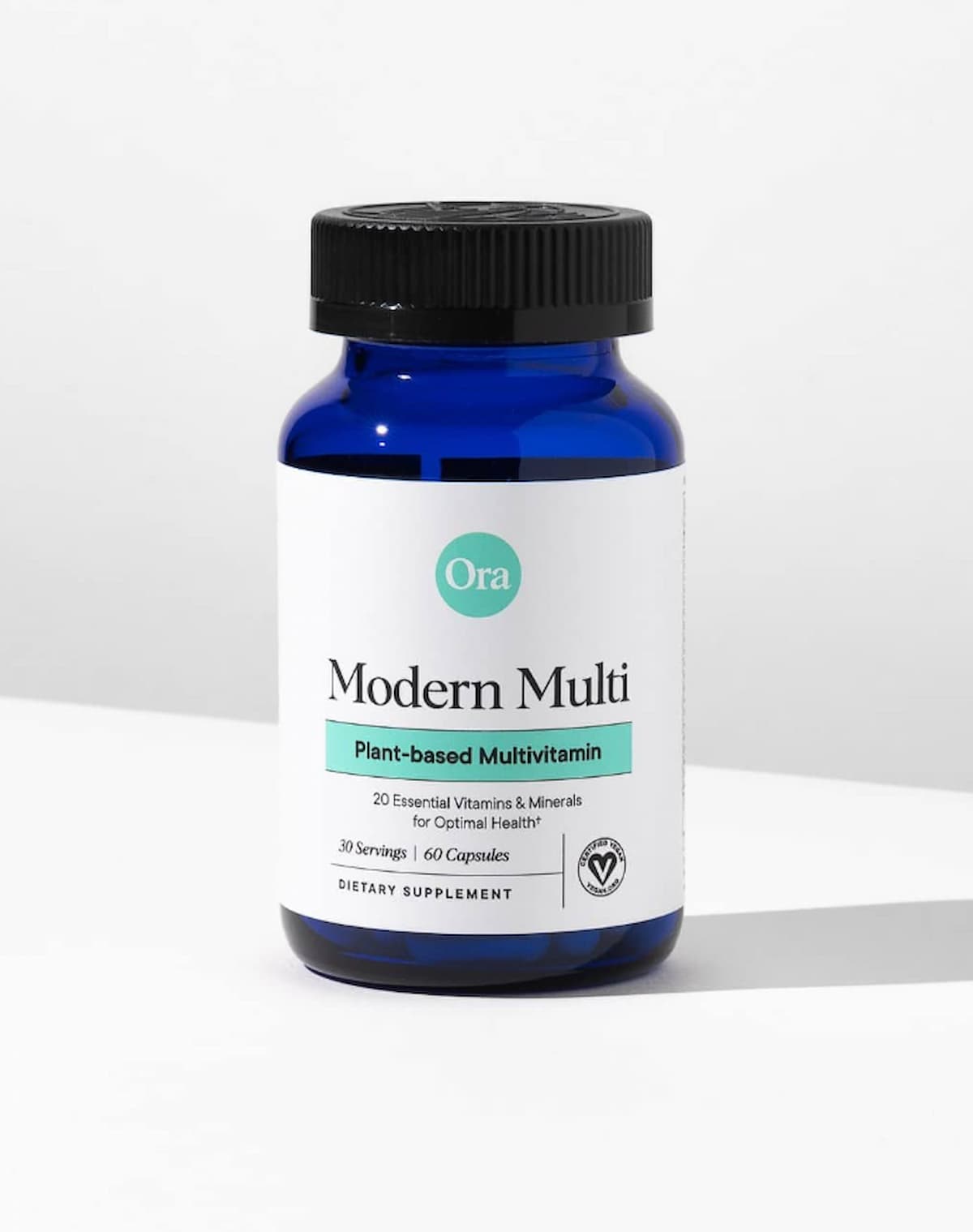 A bottle of Ora Organics brand multis.