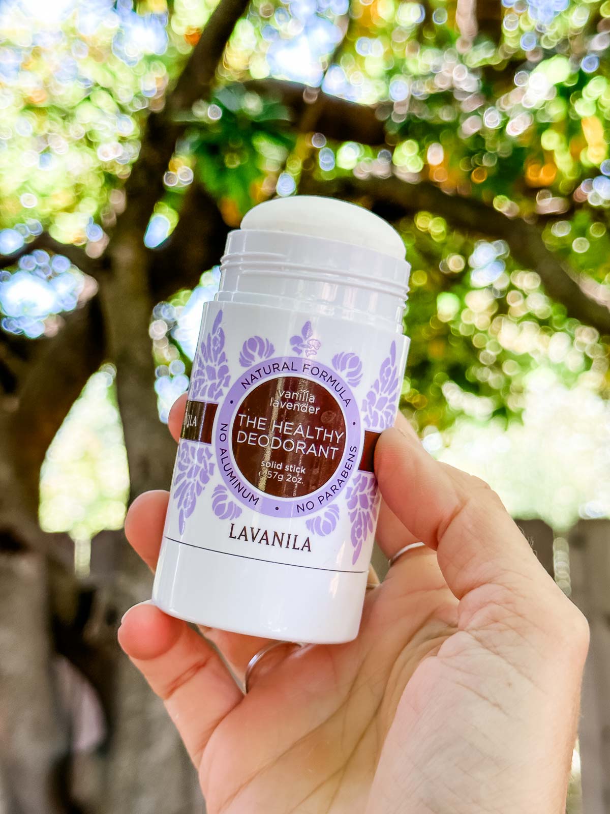 A container of The Healthy Deodorant vegan deodorant.