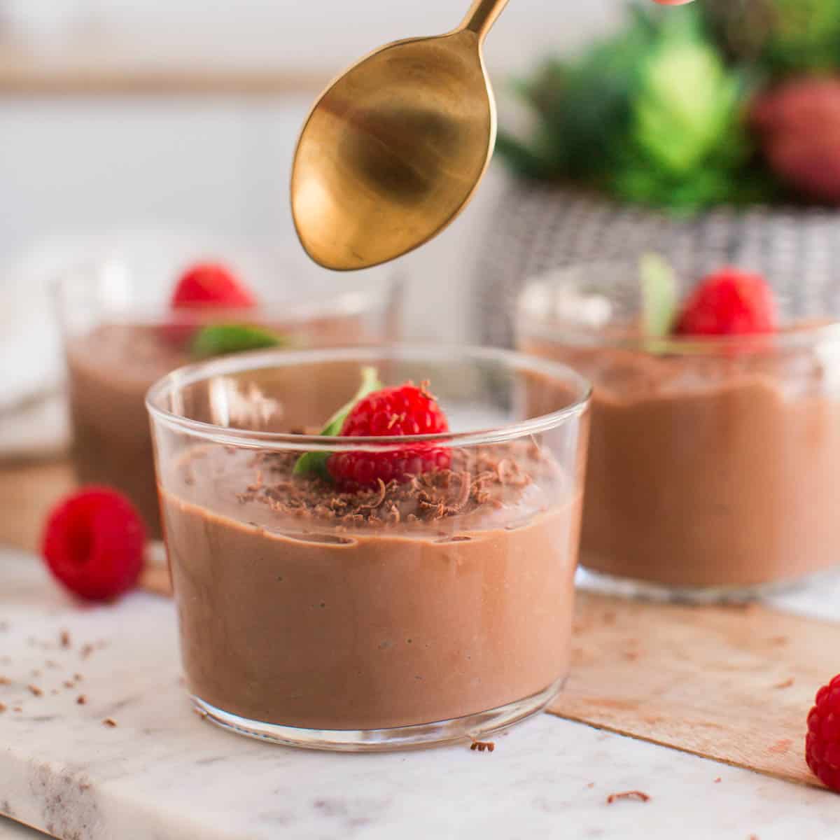 Silken Tofu Chocolate Mousse